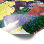 zondagmiddag op het eiland La Grande Jatte Foto Afdruk (Hoek)