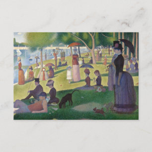 Zondagmiddag op het eiland La Grande Jatte Kaart