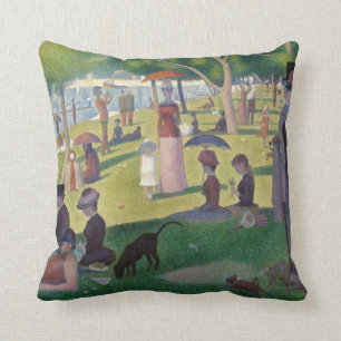 Zondagmiddag op het eiland La Grande Jatte Kussen
