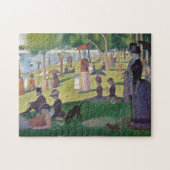 Zondagmiddag op het eiland La Grande Jatte Legpuzzel (Horizontaal)