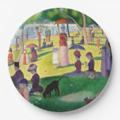 zondagmiddag op het eiland La Grande Jatte Papieren Bordje (Voorkant)