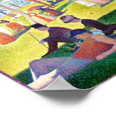 zondagmiddag op het eiland La Grande Jatte Poster (Hoek)