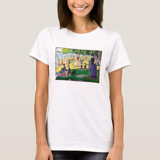 zondagmiddag op het eiland La Grande Jatte T-shirt (Voorkant)