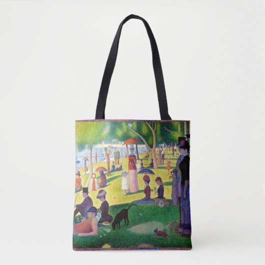 zondagmiddag op het eiland La Grande Jatte Tote Bag (Voorkant)