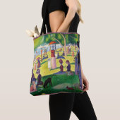 zondagmiddag op het eiland La Grande Jatte Tote Bag (Dichtbij)