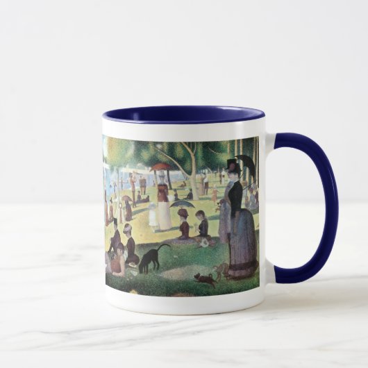 Zondagmiddag op het eiland La Grande Jatte van Seu Mok (Rechts)