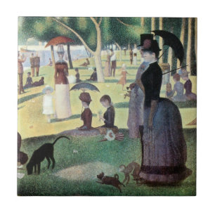 Zondagmiddag op het eiland La Grande Jatte van Seu Tegeltje