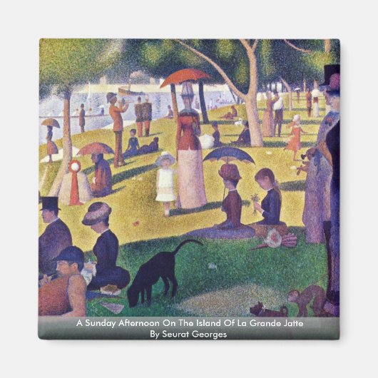 Zondagmiddag op het eiland magneet (Voorkant)