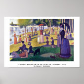 Zondagmiddag op het eiland poster (Voorkant)