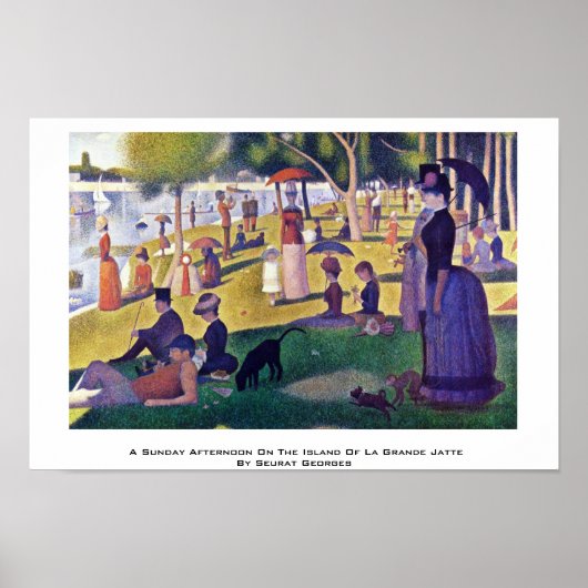 Zondagmiddag op het eiland poster (Voorkant)