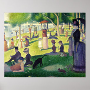 Zondagmiddag op La Grande van Georges Seurat Poster