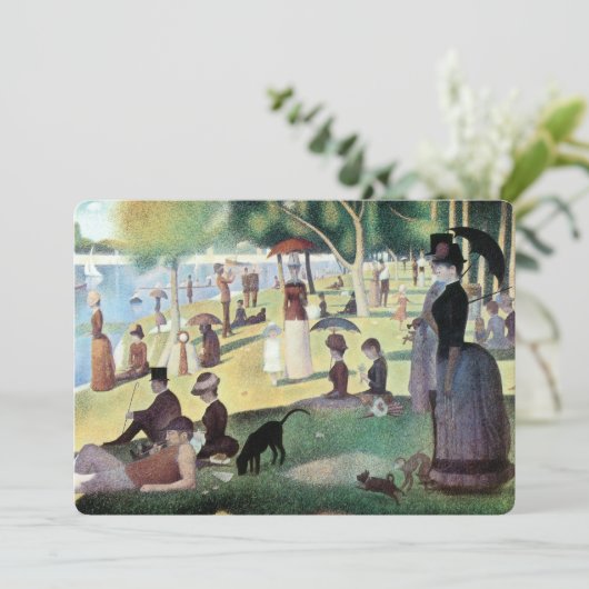 Zondagnamiddag op het eiland La Grande Jatte van S (Staand voorkant)