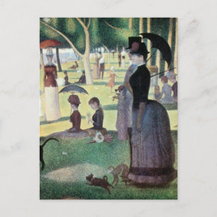 Zondagnamiddag op het eiland La Grande Jatte van S Briefkaart