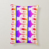 zondagochtend gelukkig gezicht accent kussen (Achterkant (Verticaal))