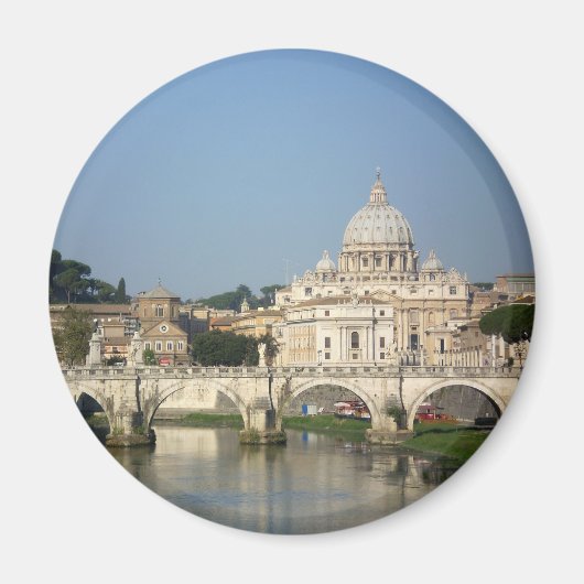 Zondagochtend in Rome Magneet (Voorkant)