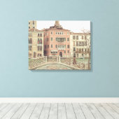Zondagochtend in Venetië Canvas Afdruk (Insitu (Houten vloer))