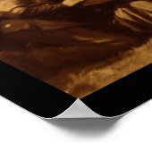 Zondagochtend katholieke mis 1861 poster (Hoek)