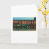 Zondagochtend vroeg - Edward Hopper Kaart (Gele Bloem)