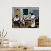 Zondagochtendontbijt, beroemd schilderij poster (Keuken)
