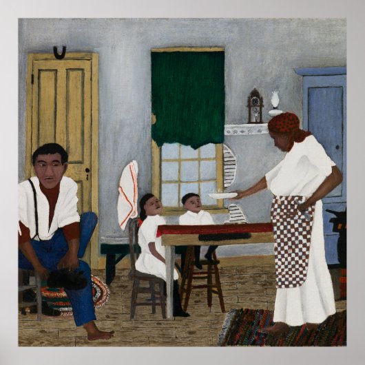 Zondagochtendontbijt -Horace Pippin Poster (Voorkant)