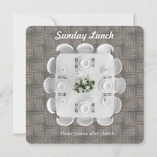 Zondagse Lunch Uitnodiging voor de Gemeenschap