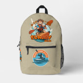 zondagsrust | bedrukte rugzak (Voorkant)