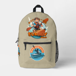 zondagsrust | bedrukte rugzak