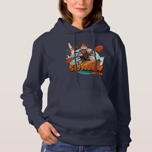 zondagsrust | Dames Hoodie (Voorkant)