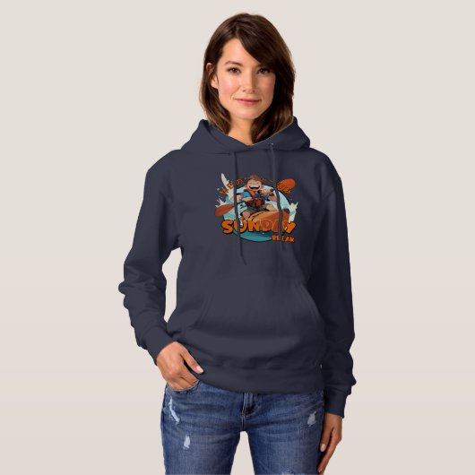 zondagsrust | Dames Hoodie (Voorkant volledig)