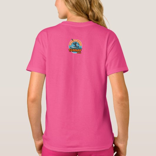 zondagsrust | Kinder Rugtas T-shirt (Achterkant)
