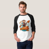 zondagsrust | Mannen 3/4 Sleeve Raglan T-shirt (Voorkant volledig)