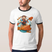 zondagsrust | Mannen-Ringer T-shirt (Voorkant)