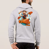 zondagsrust | Mannen-volledige-ritssluiting Hoodie (Achterkant)