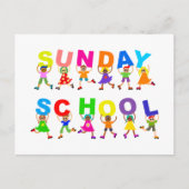 zondagsschool briefkaart (Voorkant)