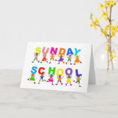 zondagsschool kaart (Gele Bloem)