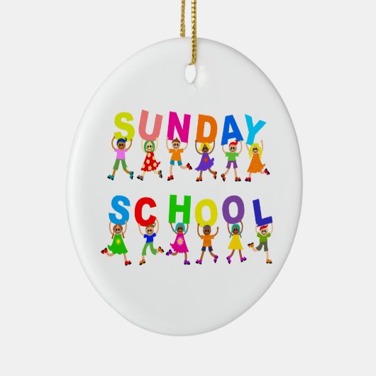 zondagsschool keramisch ornament (Rechts)