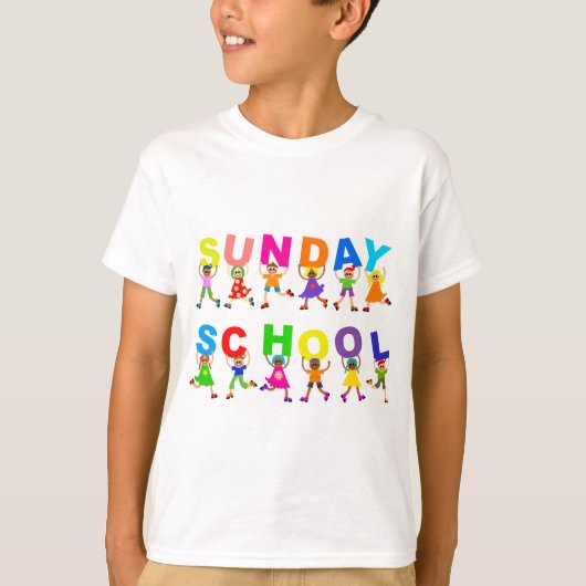 zondagsschool t-shirt (Voorkant)