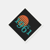  zondagszonsondergang 1961 60e verjaardag servet (Hoek)