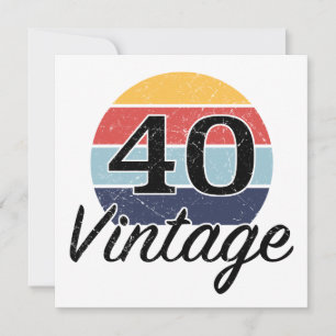  zondagszonsondergang 40e verjaardag kaart