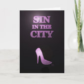 Zonde in de Kaart van de Verjaardag van de Stad (Voorkant)