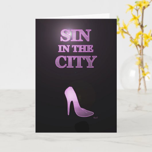 Zonde in de Kaart van de Verjaardag van de Stad (Gele Bloem)