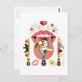 Zonde ritpper uitgang en ingang briefkaart (Voorkant / Achterkant)