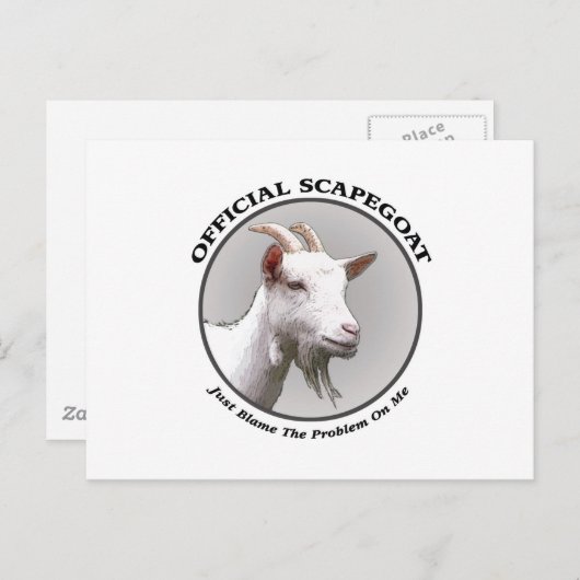 zondebok briefkaart (Voorkant / Achterkant)