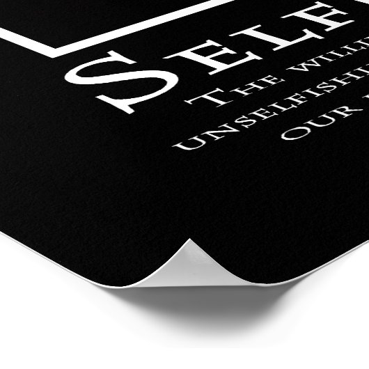 Zondeloze service poster (Hoek)