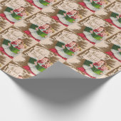  zondendaagse Kerstmis Cadeaupapier (Hoek)