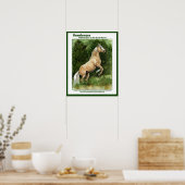 Zondenen Wilde Stallion van de Zuid-Steenen Poster (Keuken)
