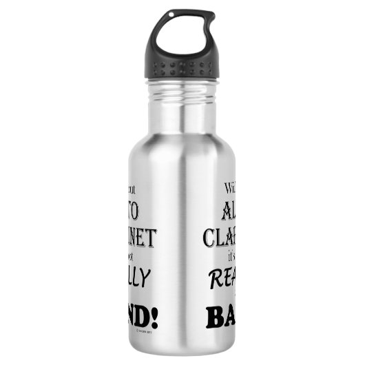 Zonder Alto Clarinet Waterfles (Voorkant)