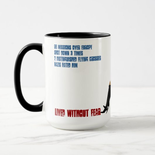 Zonder angst Mok 'John Ross American' (Links)