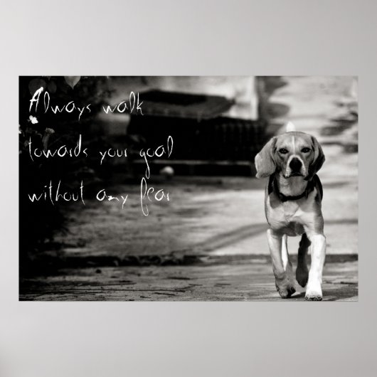 Zonder angst - Poster (Voorkant)