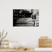 Zonder angst - Poster (Keuken)